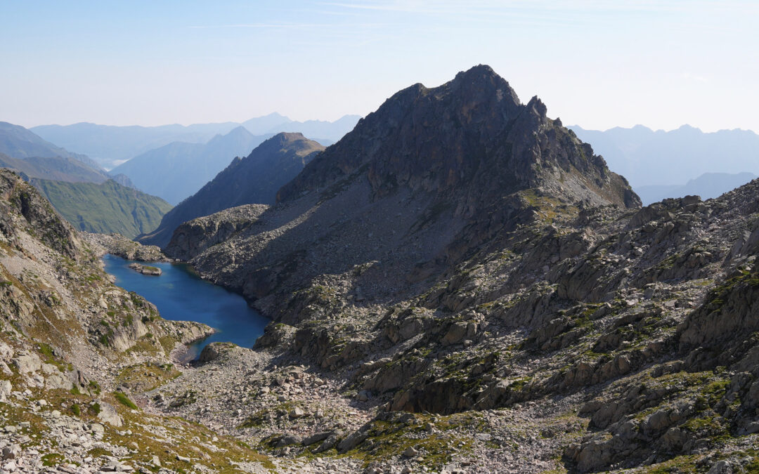 Pic de Courounalas (2566 m) – Pène de l’Estradère (2593 m) – Pic de Badescure (2769 m) depuis le Cambasque