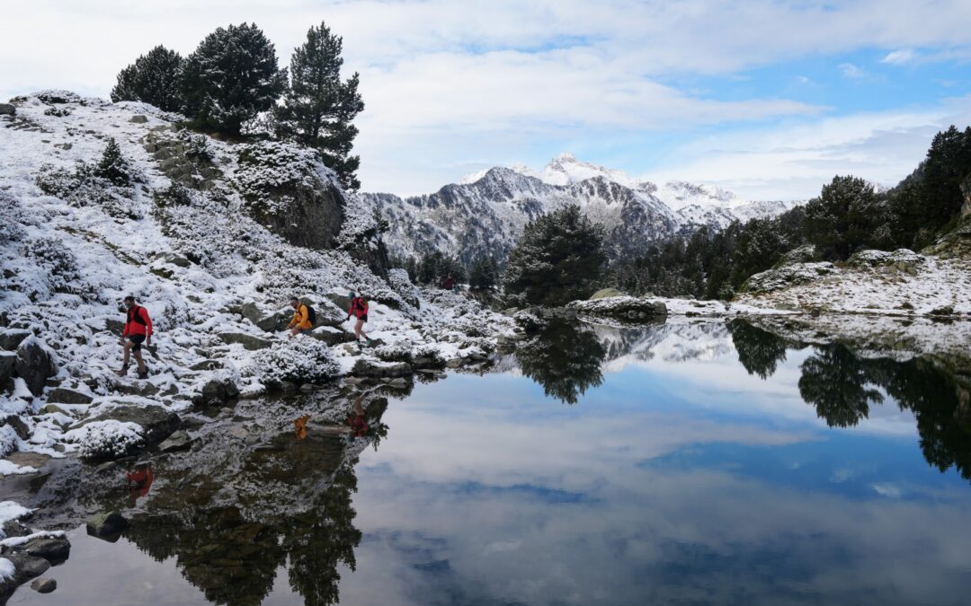 Premières neiges dans le massif du Néouvielle